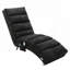 Chaise longue de massage en lin avec télécommande, longue chaise longue électrique ergonomique pour la détente au bureau et à la maison-393609155