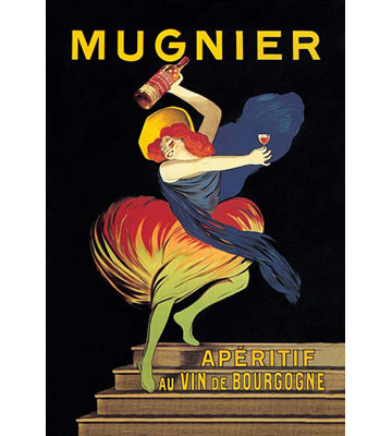 Affiche rétro mugnier apéritif par leonetto, cappiello affiche