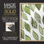 Reproduction encadrée de motifs de feuilles à motif IV - bois massif