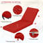 Coussin de chaise longue d'extérieur - Résistant aux intempéries, réversible, confort moelleux-57415026-57415039