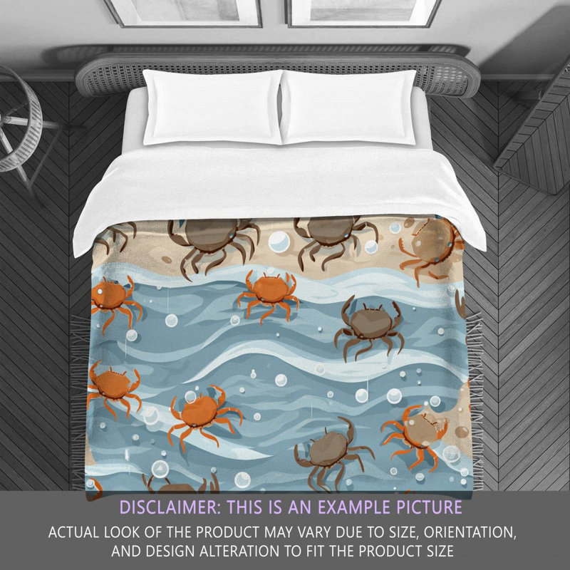 Sea Crab Bedding, Twin Extra Long Comforter