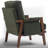 High Back Mid-century Modern Accent Armchair With Solid Wood Frame And Plush Cushions For Living Room-1786027826