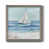 Toile avec cadre gris