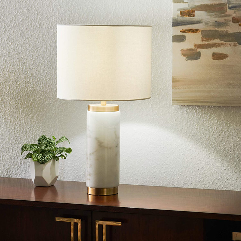 Lampe de table en marbre