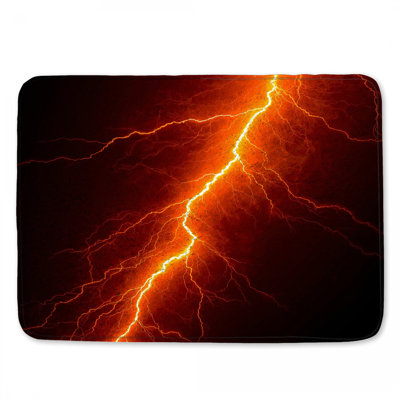 Tapis de bain Bright Lightning Bolt