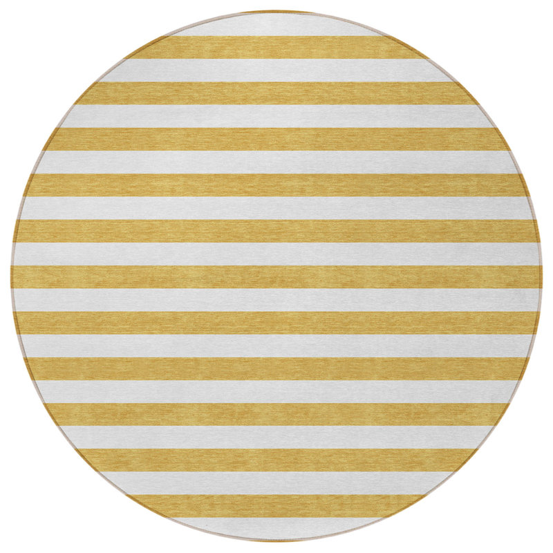 Tapis d'intérieur rond 8 po
