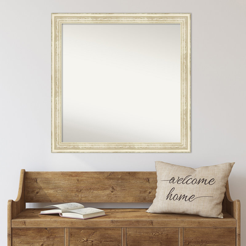 Miroir mural pour salle de bain Country, Carré, H 32,5 po x l 32,5 po