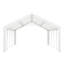 Tente d'extérieur 16 x 32 pi pour les mariages - Robuste, imperméable avec parois latérales et 3 sacs de rangement