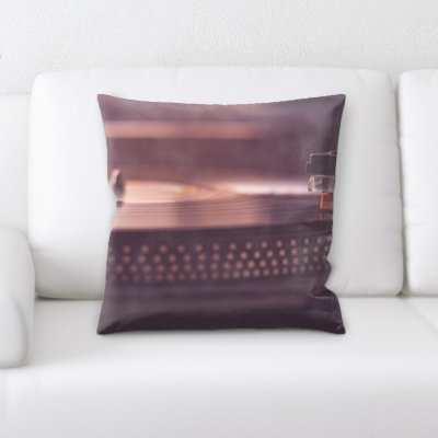 Microsuede Reversible Throw Pillow