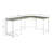 Bambina Gray & White Finish Computer Desk