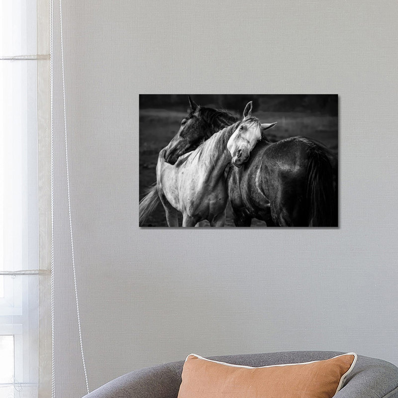 " Warm Rain " by Niko Chapa, No Mat, 18'' H x 26'' W x 1.5'' D, Wrapped Canvas