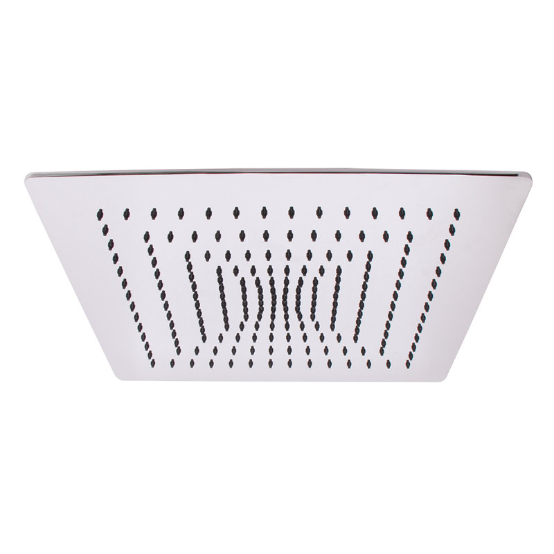 Lura 2.0 GPM Rain Fixed Shower Head, Polished Chrome