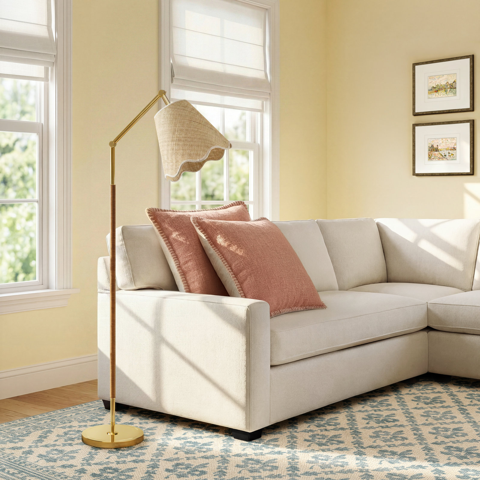 59" Dimmable Floor Lamp