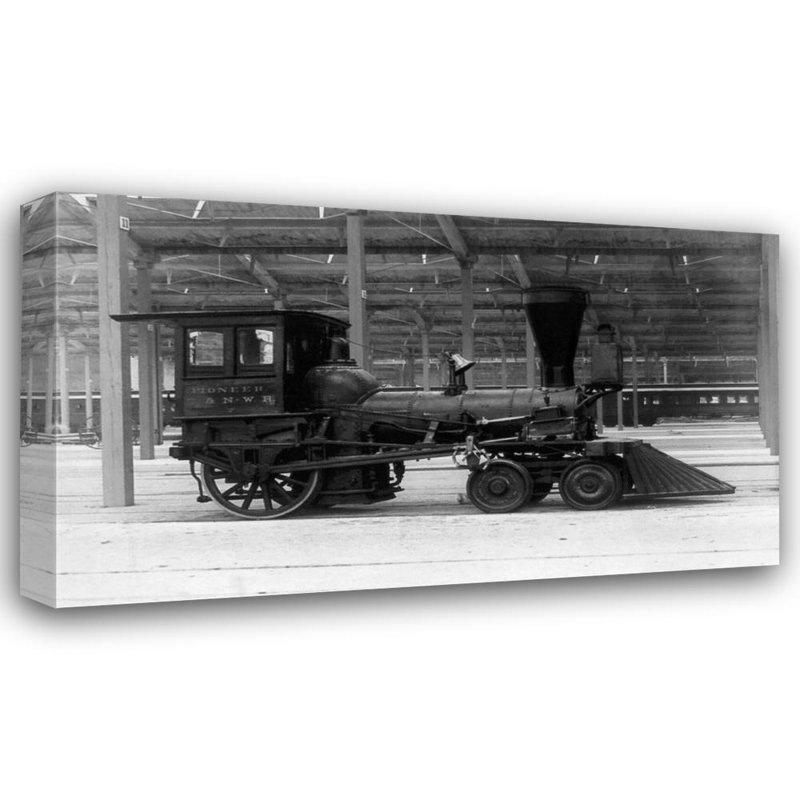 Pionnier, locomotive Chicago, H 10 po x l 18 po