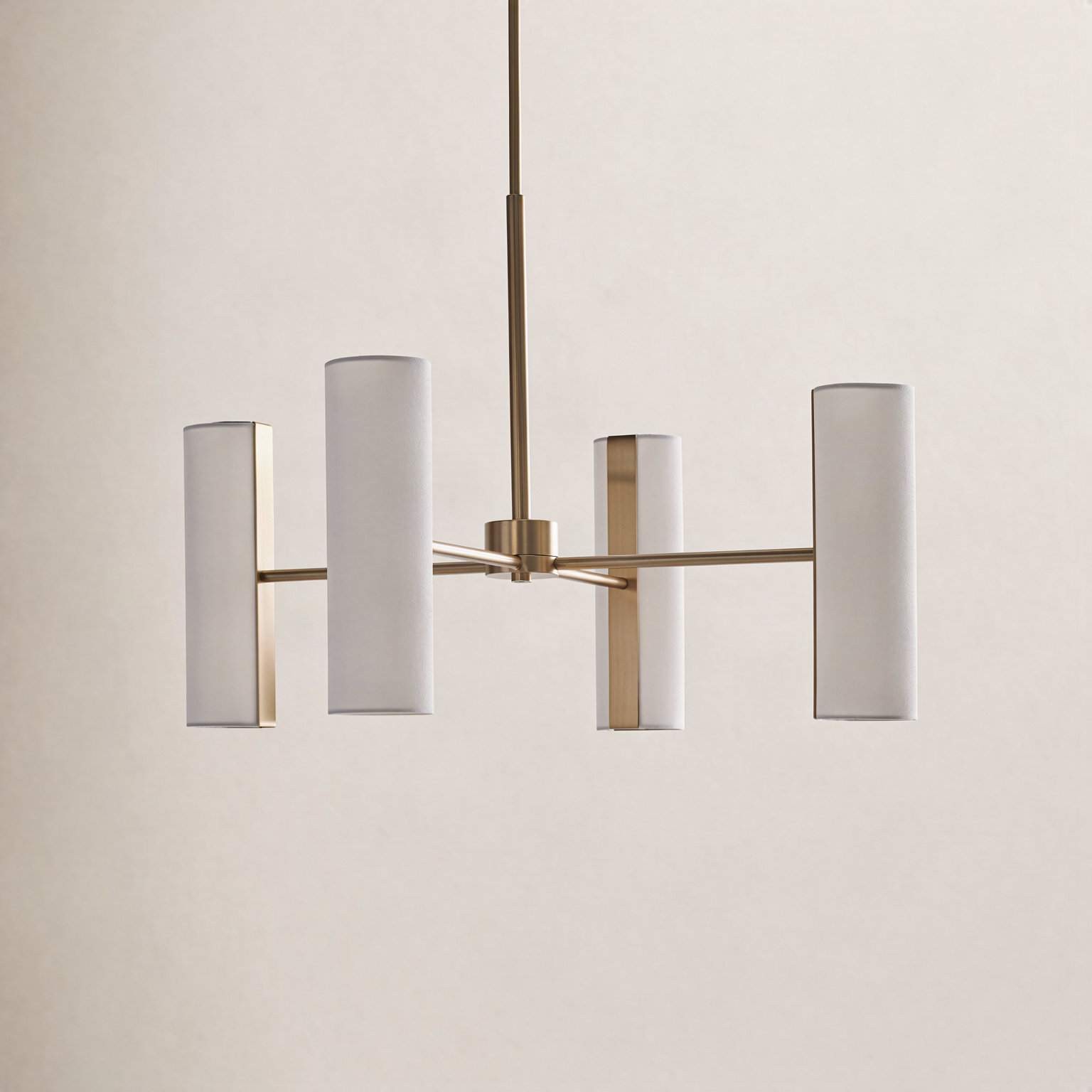 Capalino 8-Light Chandelier, 19.625" H x 30" W x 30" D, Satin Brass