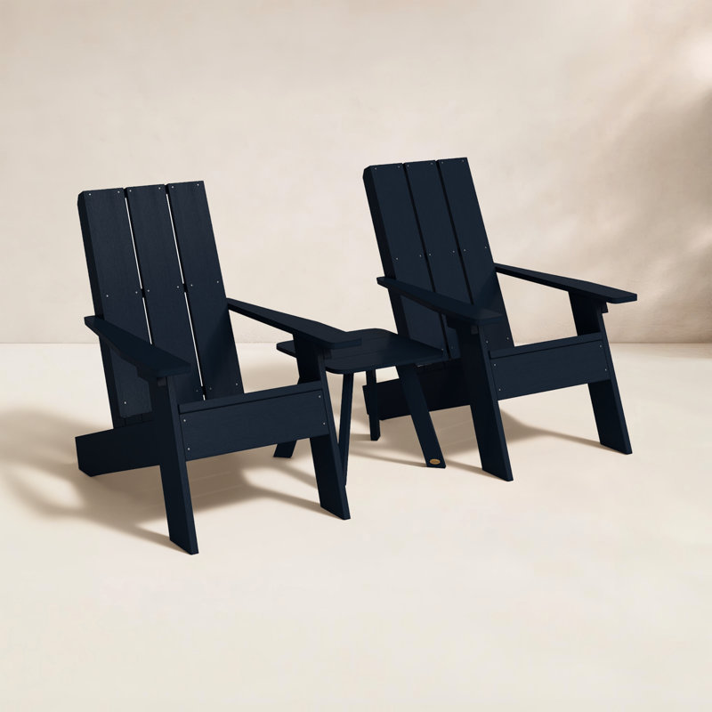 Byrnes 2 - Person Patio Conversation Set, Federal Blue