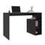 Bureau en wengé avec rangement et design minimaliste-897341234