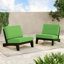 Ensemble de sièges d'extérieur 2 pièces avec coussins pour patio ou jardin Polett-647634057-641841127