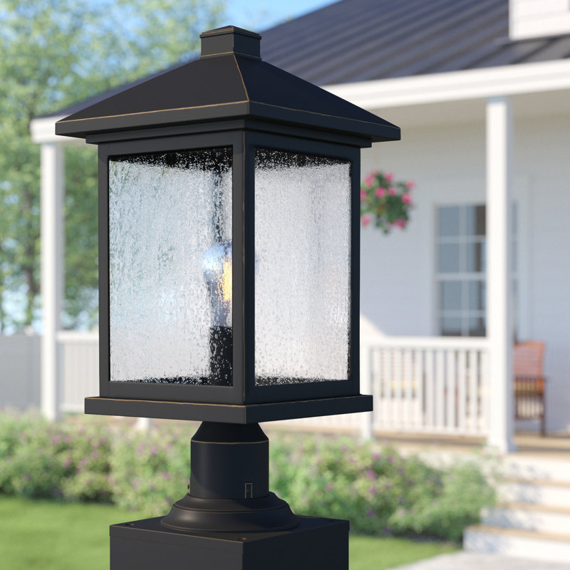 Luminaire d'extérieur avec abat-jour en verre 1 lumière Lovette