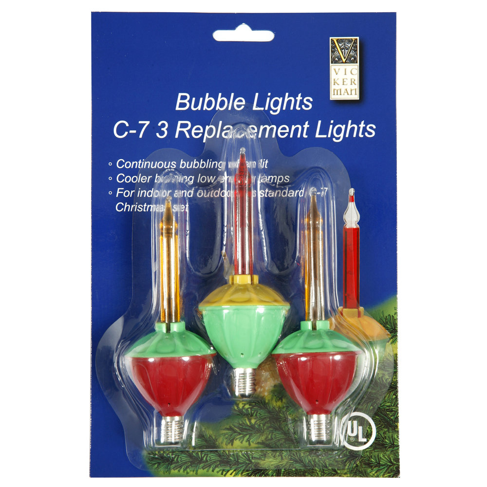 C7 Glitter Bubble Replacement Bulbs Novelty Light The Holiday Aisle® 