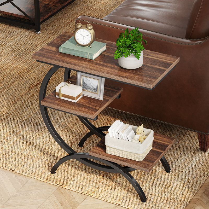 Table de bout Raylen C, Brun