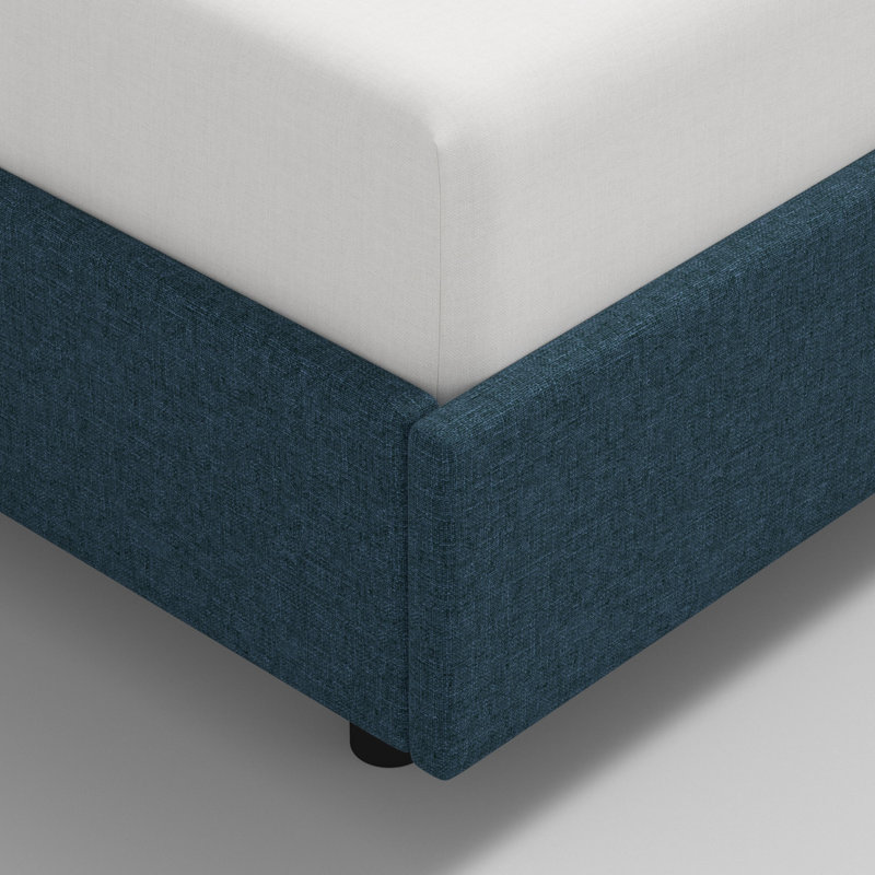 Lit Belmont, Grand lit, Bleu marine Zuma