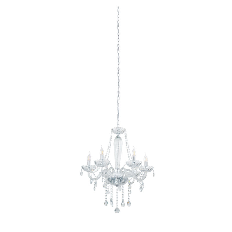 Braiden 6 - Light Candle Chandelier, Clear