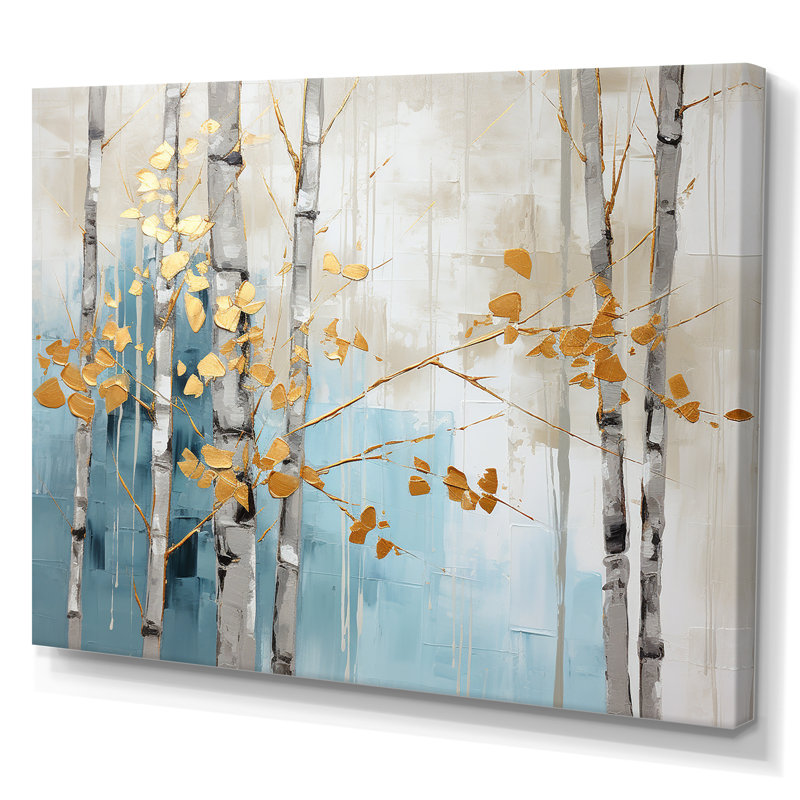 «Blue Zen and Blue Zen Moment Bamboo VII - Bamboo Wall Prints_106598, H 16 po x l 32 po x P 1 po, Toile tendue