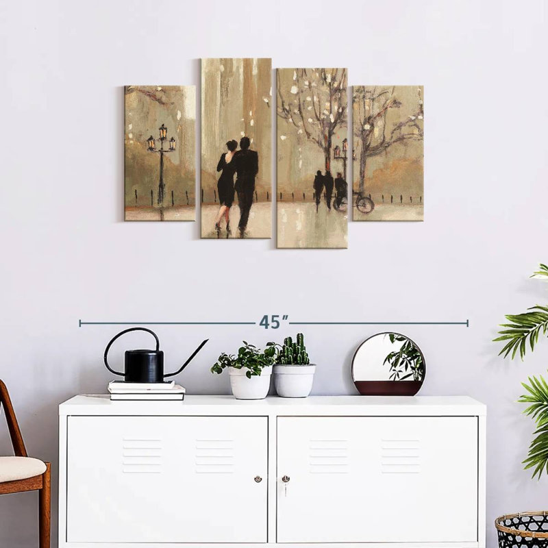 «An Evening Out Neutral I», reproduction d'art sur toile, H 36 po x l 22 po x P 1 po