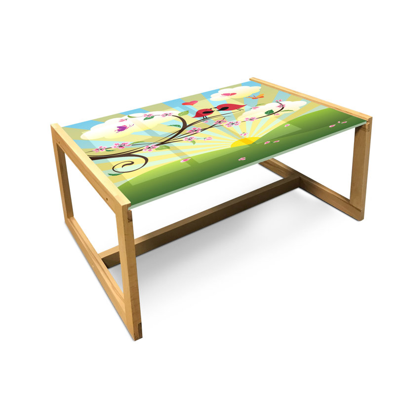 Jakkson Sled Coffee Table, 90cm H x 62cm W x 40cm D