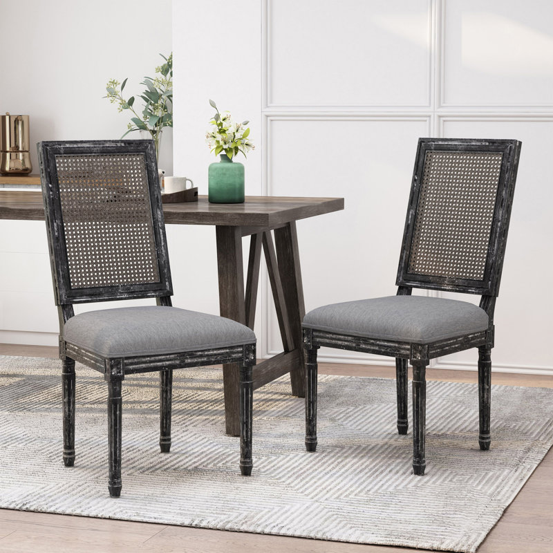 Chaise de salle à manger, Gris, Gris