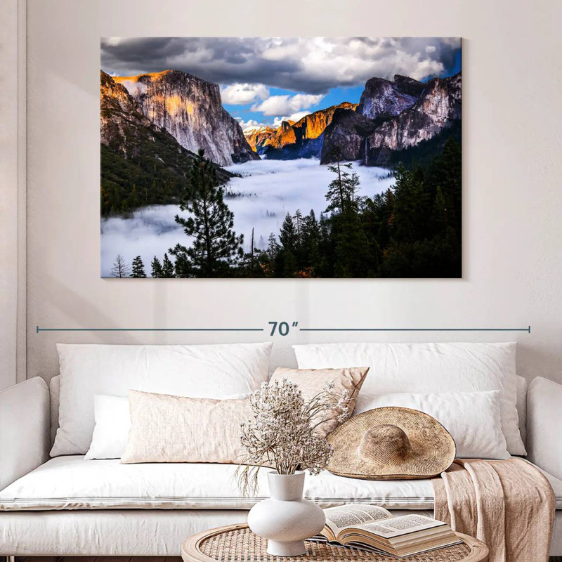 Nuage du parc national Alvord Yosemite, H 34 po x l 51 po