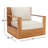 Azul Kauai Brazilian Teak Patio Chair-100259695