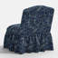 Fauteuil de chambre Edie en bleu marine Willowberry-121671381