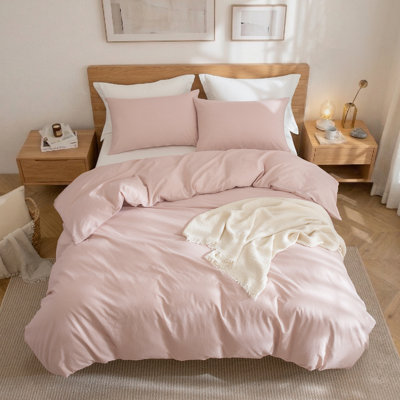 Soft Cotton Duvet Cover With Subtle Fine Stripes – Lightweight, Skin-friendly, Naturally Wrinkled Comfort For Bedroom