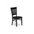 5 Piece Modern Dining Table Set Includes a Round Kitchen Table with Pedestal and 4 Dining Room Chairs, 36x36 Inch, Black-790507563-749626254-749626252