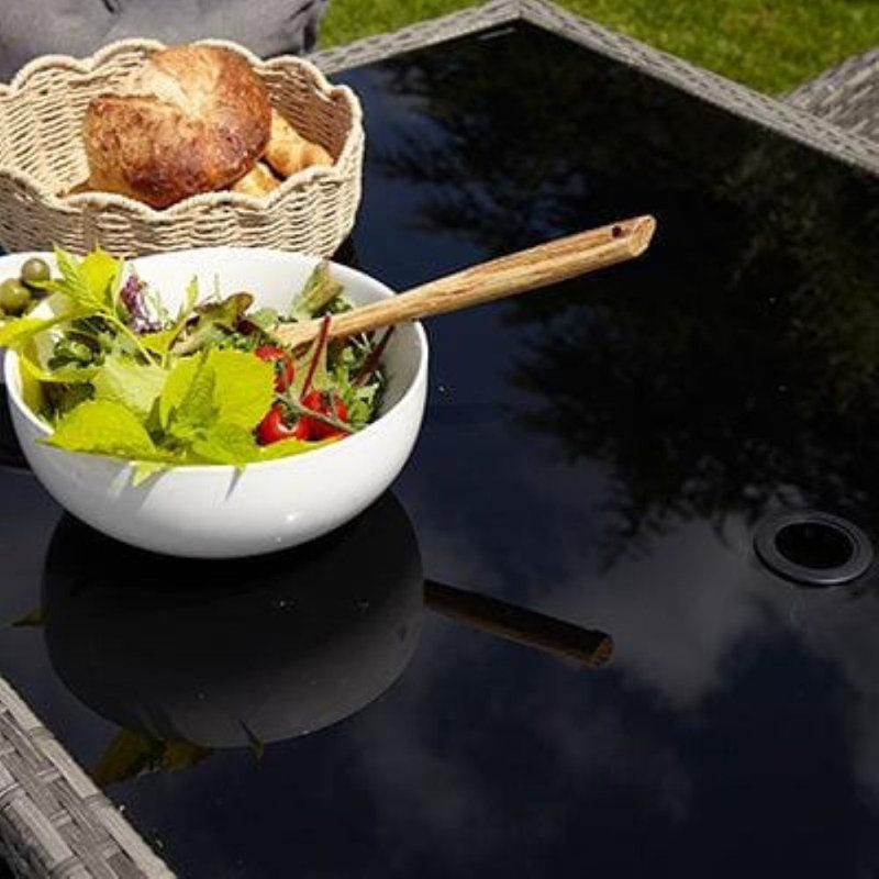 Ahmid - Person 150Cm L Outdoor Table Set, Grey
