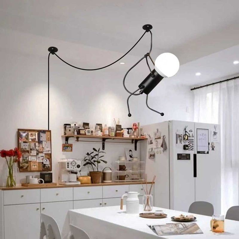 1 - Light Black Single Pendant