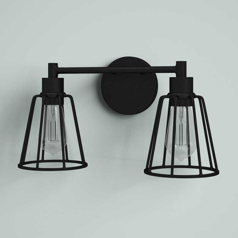 Éclairage pour meuble-lavabo noir Furtado