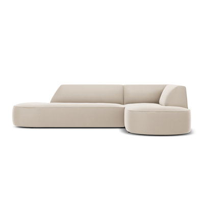 Adoraim 4 Seater Velvet Sofa & Chaise
