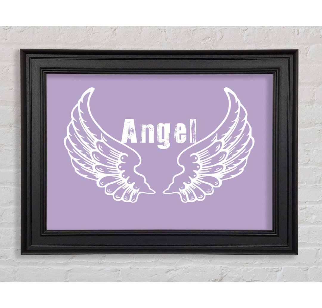 Angel Wings 2 Gerahmter Druck