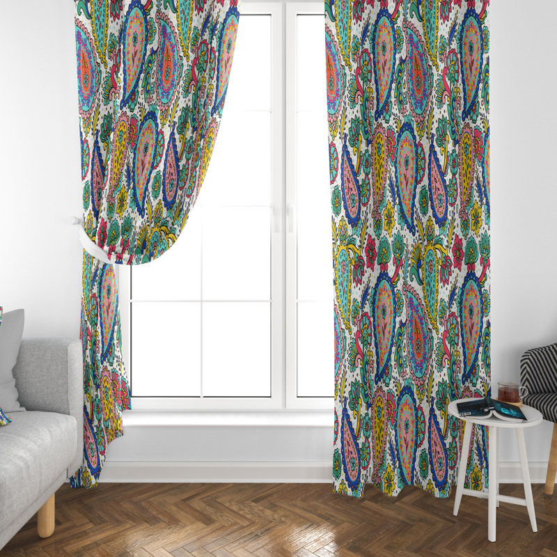Paire de rideaux obscurcissant en polyester Otger, L 20 po x L 52 po