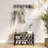 Sochi 3-Tier Entryway Bench with Mesh Metal Shoe Storage Shelves-1097051106