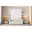 Grand lit escamotable mural avec canapé, blanc-1145064934