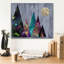 «Mountains» par Artpoptart, art mural sur toile-535938072