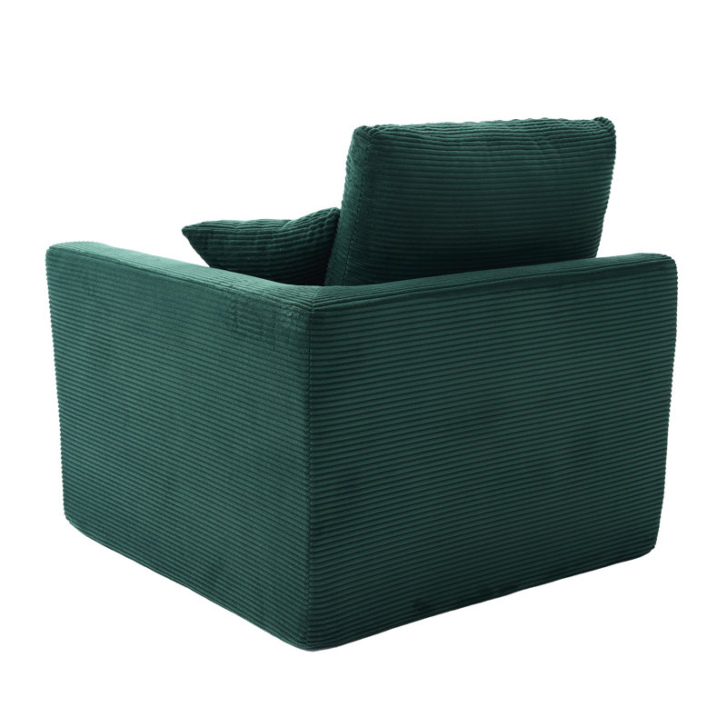 80.31'' Corduroy Sectional