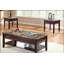 Table d'appoint 1 pièce en cerisier foncé