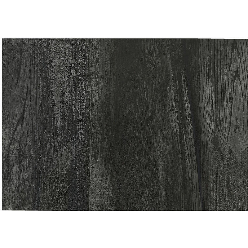 Meuble télé, 60 po, console, centre multimédia, armoire de rangement, salon, chambre à coucher, panneau stratifié à grain de bois noir