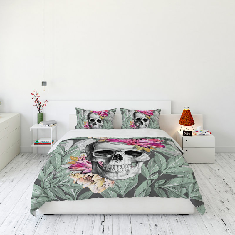 Modern & Contemporary Polyester Duvet Cover, Twin Duvet Cover + 1 Queen Sham