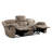 Hanhalyn 87.5" Traditional Microfiber Manual Glider Reclining Sofa with Gentle Gliding Motion, Polished Microfiber & Pocket Coil Comfort